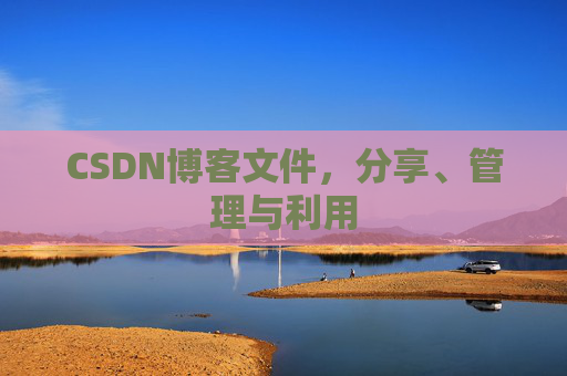 CSDN博客文件，分享、管理与利用